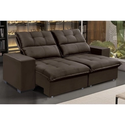 Sofá Atacama 2,00 Marrom Requinte