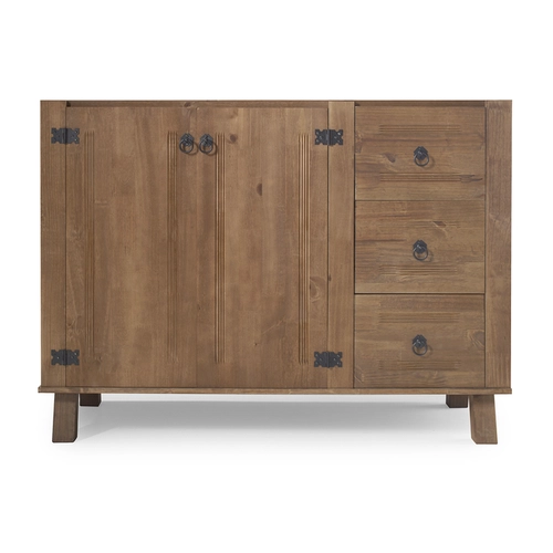 Balcao Decorine Rustico 1,20 P Pia 2Pts 3Gav
