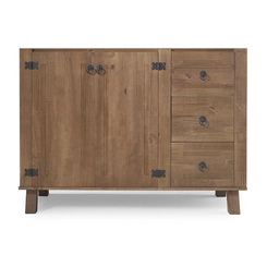 Balcao Decorine Rustico 1,20 P Pia 2Pts 3Gav