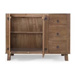 Balcao Decorine Rustico 1,20 P Pia 2Pts 3Gav