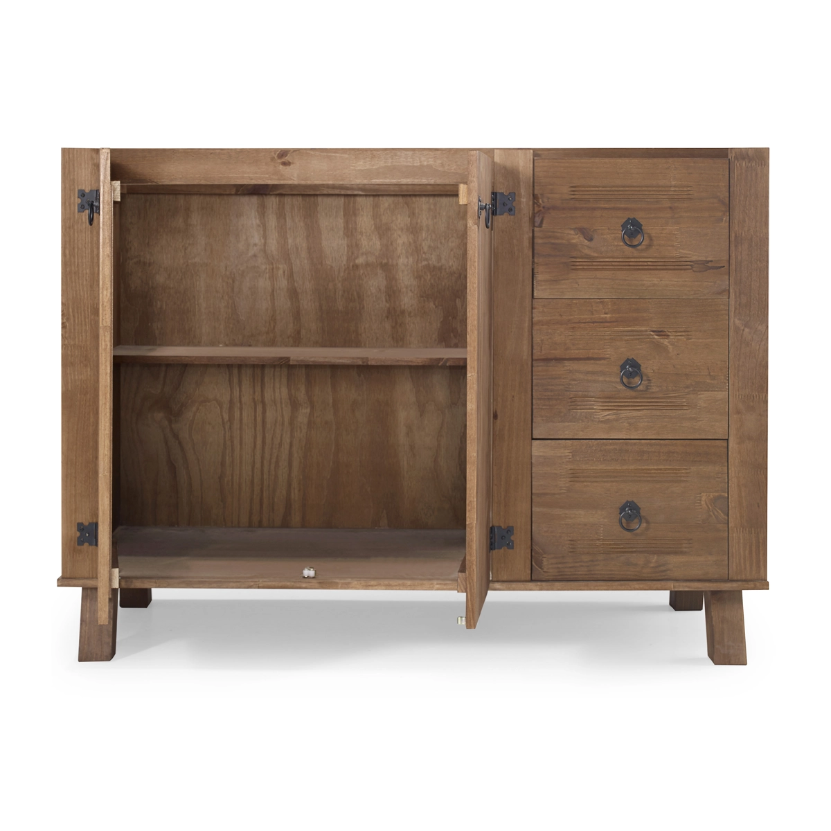 Balcao Decorine Rustico 1,20 P Pia 2Pts 3Gav