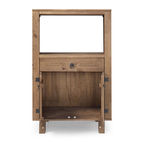 Balcao Forno Decorine Rustico 2Pts 1Gav Duplo