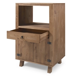 Balcao Forno Decorine Rustico 2Pts 1Gav Duplo