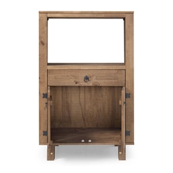 Balcao Forno Decorine Rustico 2Pts 1Gav Duplo
