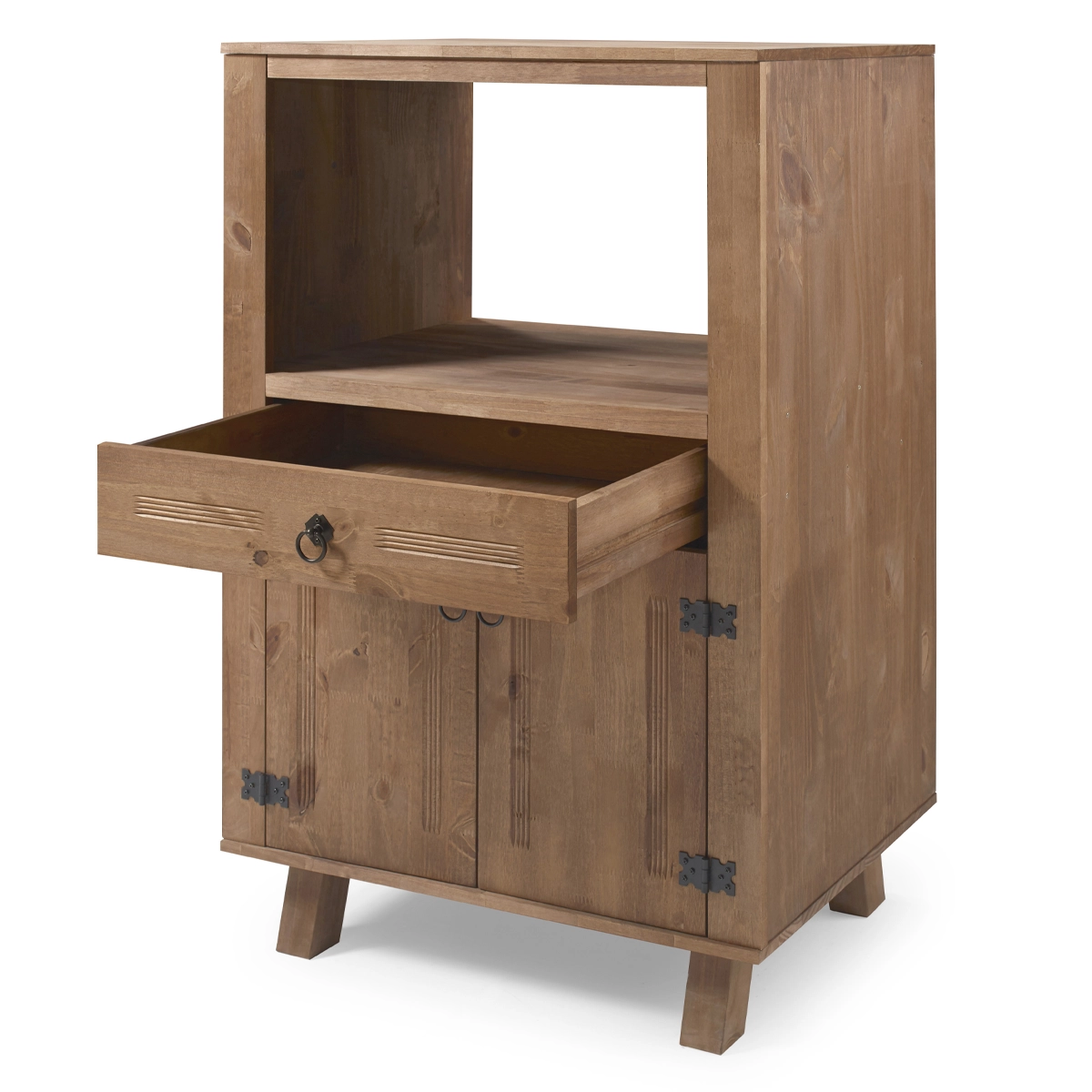 Balcao Forno Decorine Rustico 2Pts 1Gav Duplo