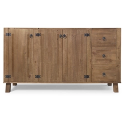 Balcao Decorine Rustico 1,60 P Pia 3Pts 3Gav