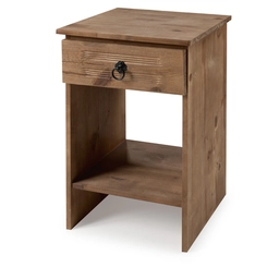 Mesa Cabeceira Decorine Rustico 1 Gaveta