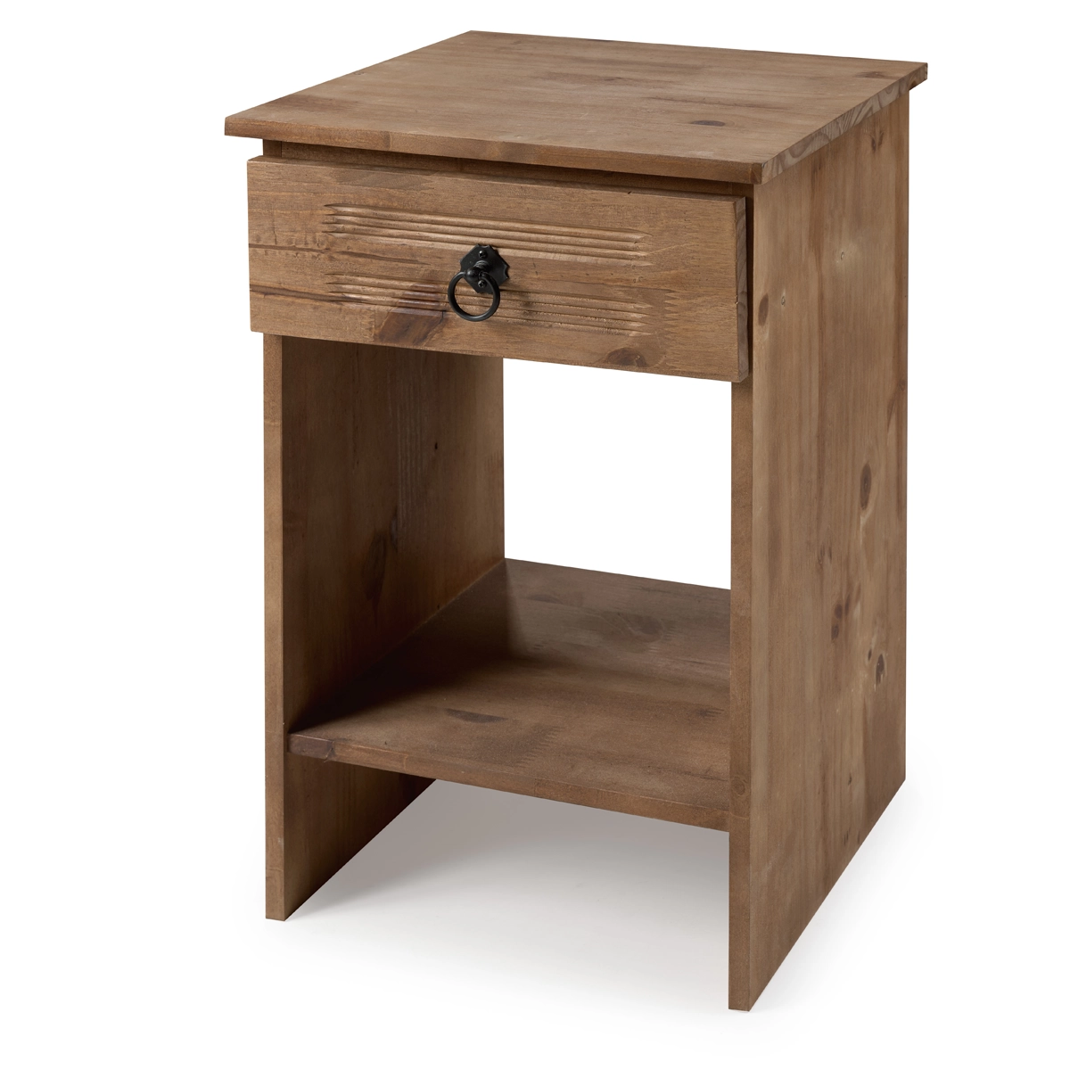 Mesa Cabeceira Decorine Rustico 1 Gaveta