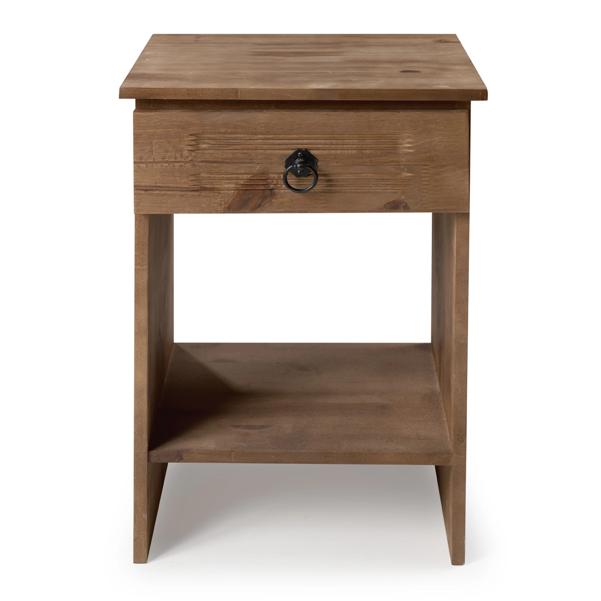 Mesa Cabeceira Decorine Rustico 1 Gaveta