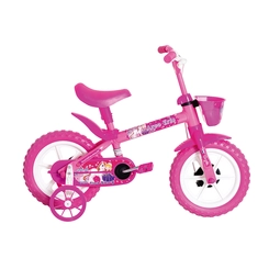 Bicicleta Track Aro 12 Arco Iris Rosa