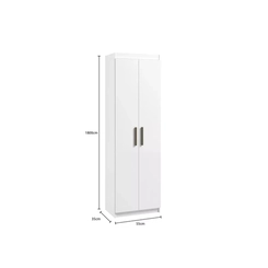 Multiuso Viena 2 Portas Branco Móveis Curitibanos