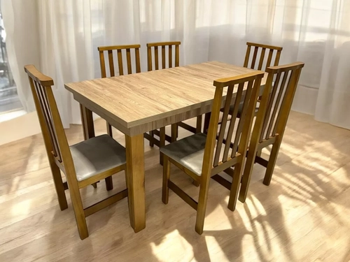 Mesa Sa Zafira Reta 1,52X90 Cerejeira Corazzi