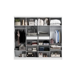 Guarda Roupa Curitibanos Stanley 8Pt 2Gv - Branco