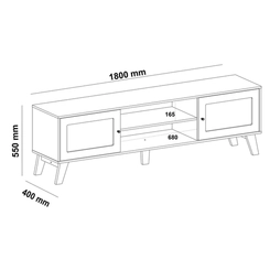 Rack Artely Charlotte Cinamomooff White 004675
