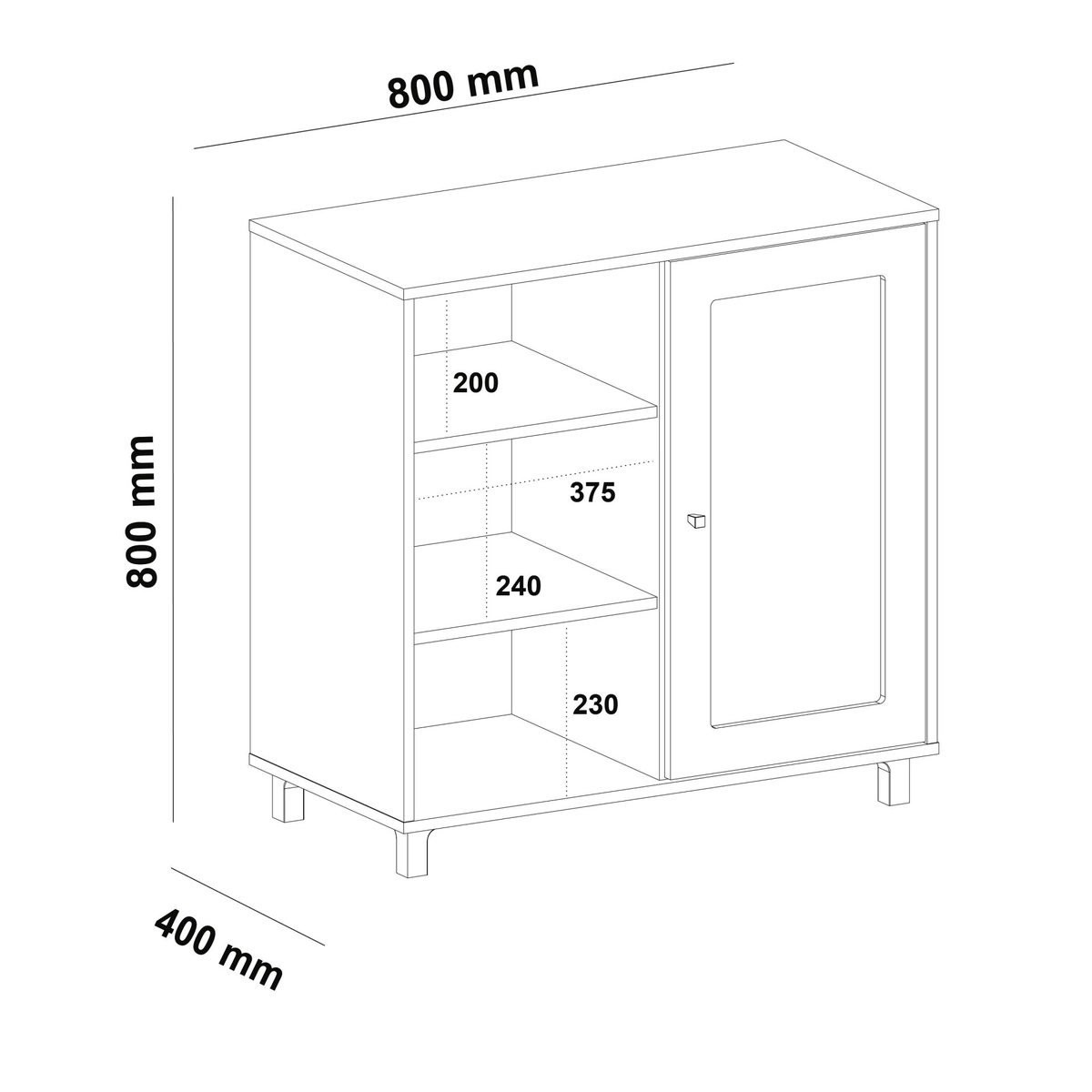 Buffet Artely Charlotte Cinamomooff White 004676