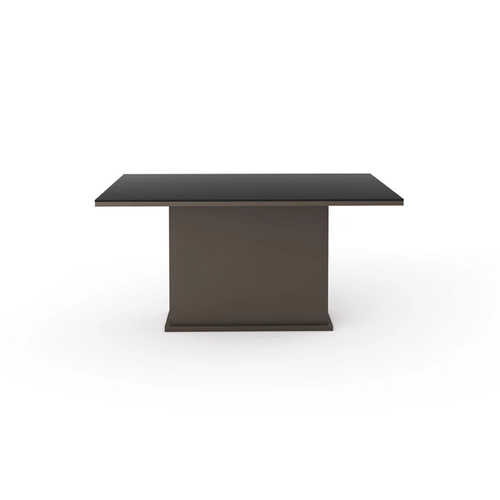 Mesa Cris Moveis  Premium 1.60X0.93 Vidro Temp. Preto