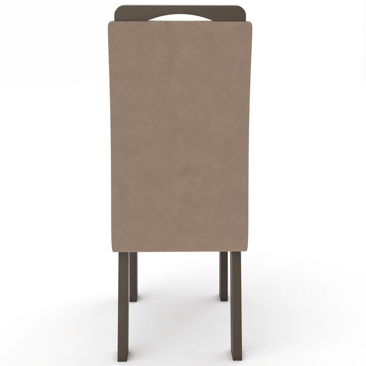 Cadeira Cris Moveis Nevada Tabaco Veludo Castor