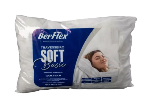 Travesseiro Berflex De Fibra 300G 0,40 X 0,60 X 0,12