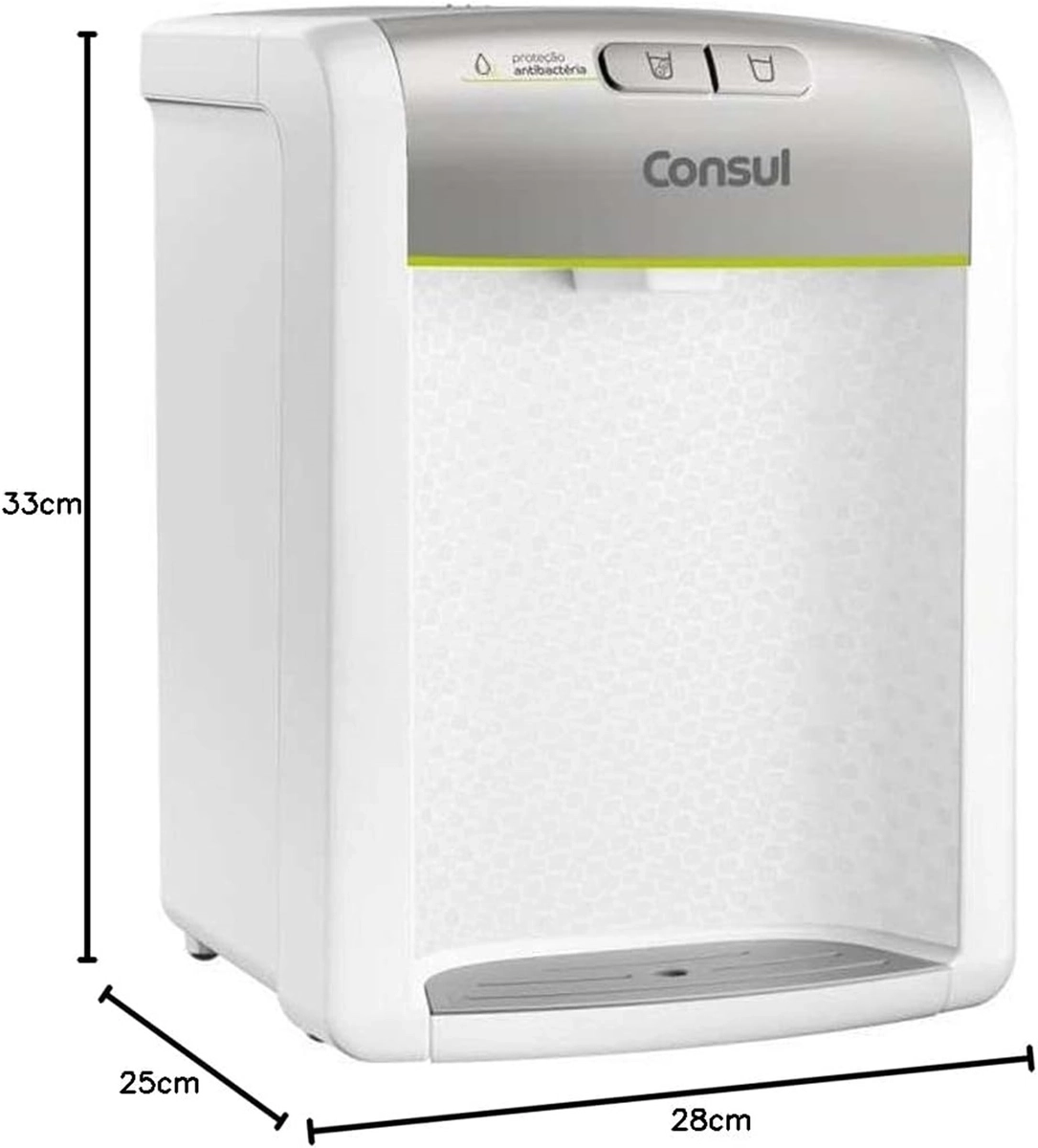 Purificador Agua Consul Cpb34As Refrigeracao Eletronica Filtragem Classe A Bivolt