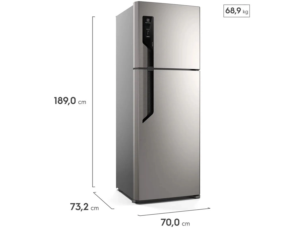 Geladeira Electrolux Tf71S 480Lts Prata Frost Free