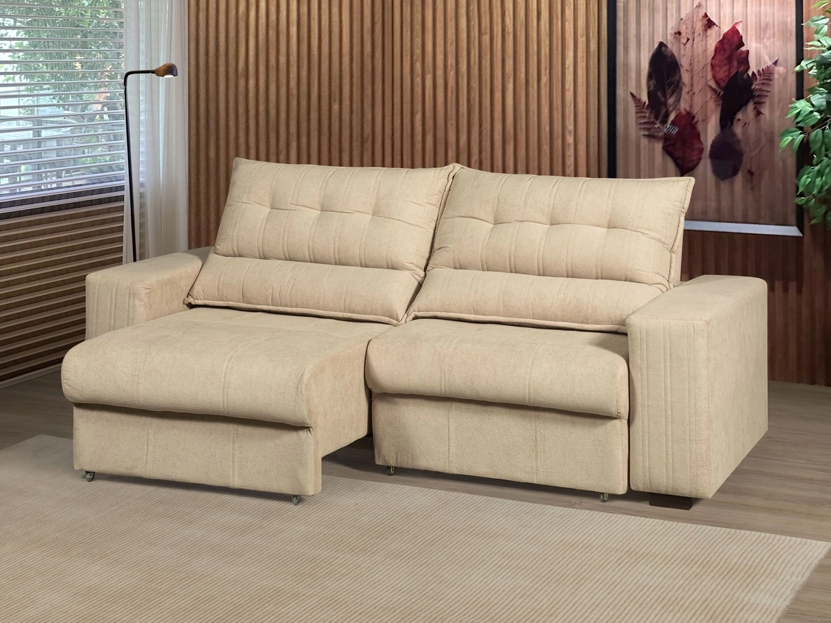 Sofá Berflex Bali 2,30 - Bege