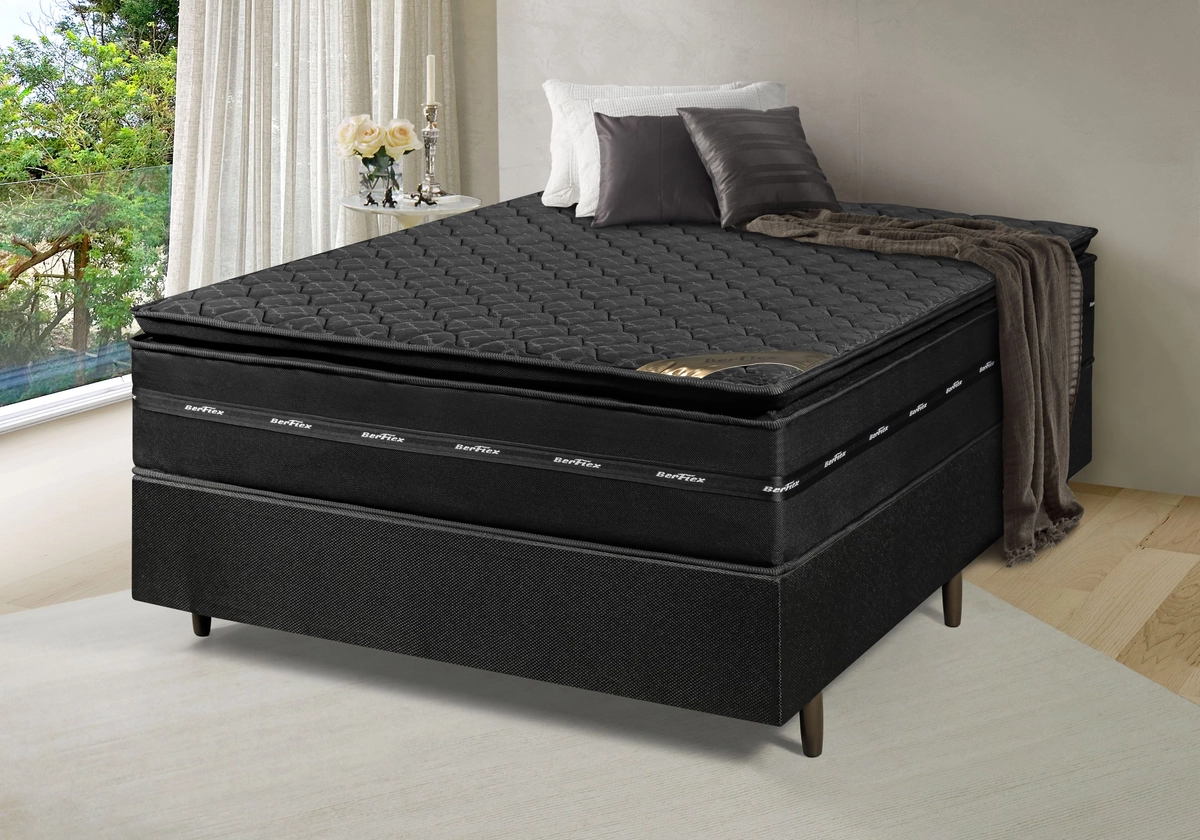 Colchão Berflex Manaus Black 1,38 X 1,88 X 0,32