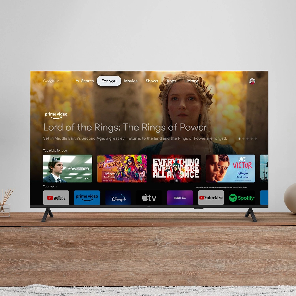 Tv Philips Smart 65 4K Google 65Pug741978 Pto