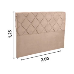Cabeceira Dsoll New Lady 200 Bege