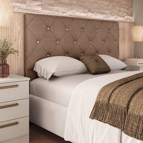 Cabeceira Dsoll New Lady 140 Marrom