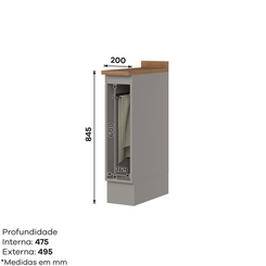 Balcao Pta Toalha Henn Americana C362-131 Cznat