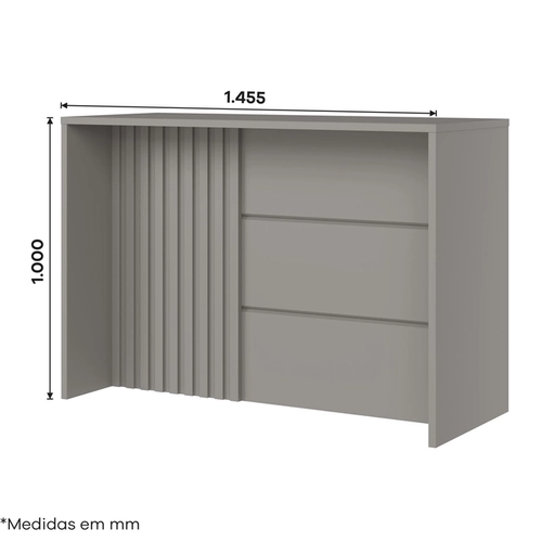 Bancada Ilha Gourmet Henn Americana C630-131 Cz