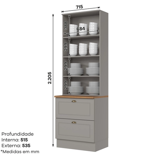 Cristaleira Henn Americana C357-169 Cznat