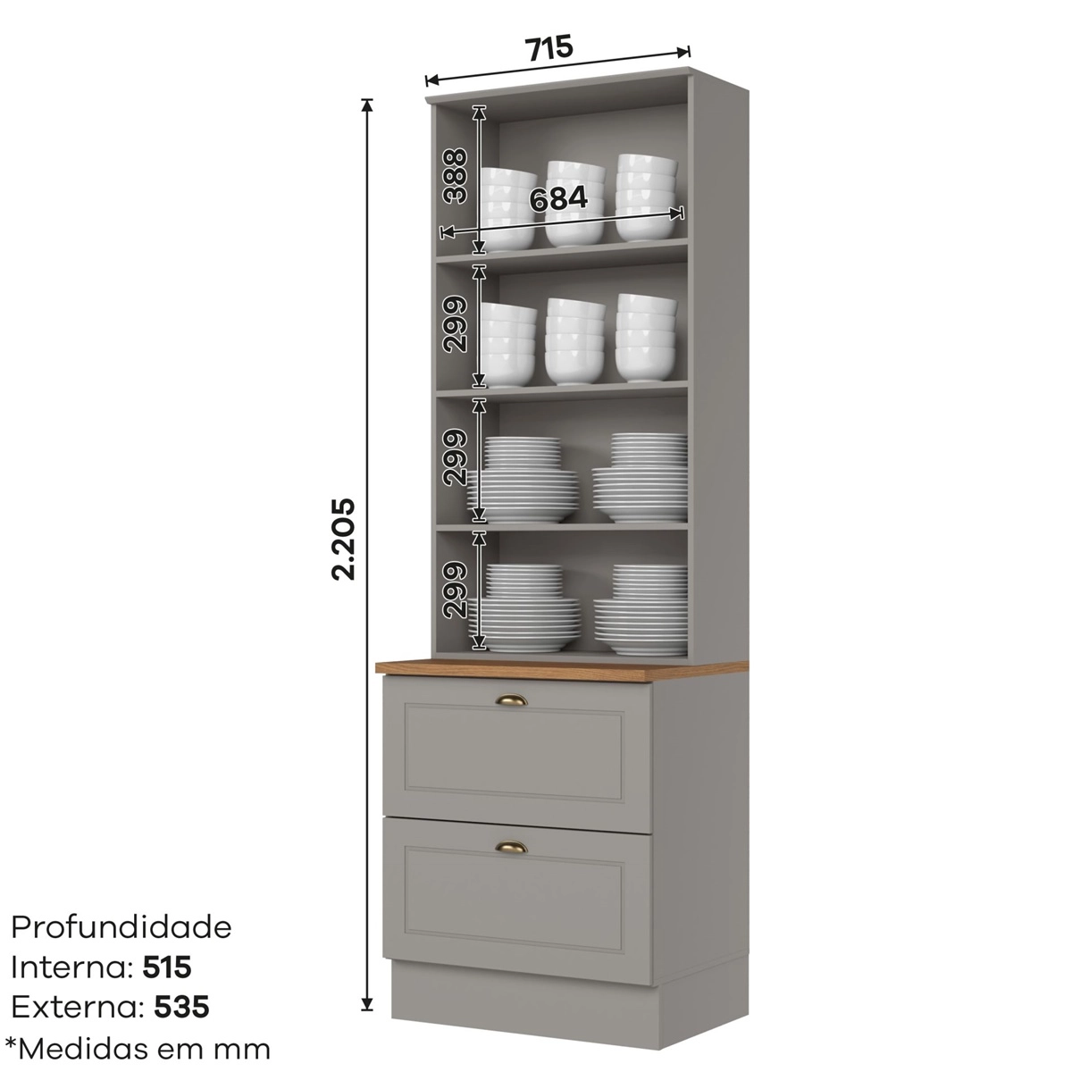 Cristaleira Henn Americana C357-169 Cznat