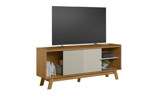 Rack Linea Aurum 160Cm Nature Off White