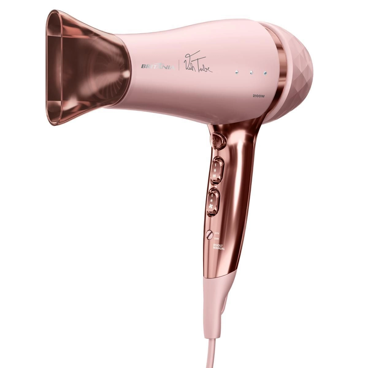 Secador Cabelos Britania Vih Tube 2100W Bsc21A Biv Rs