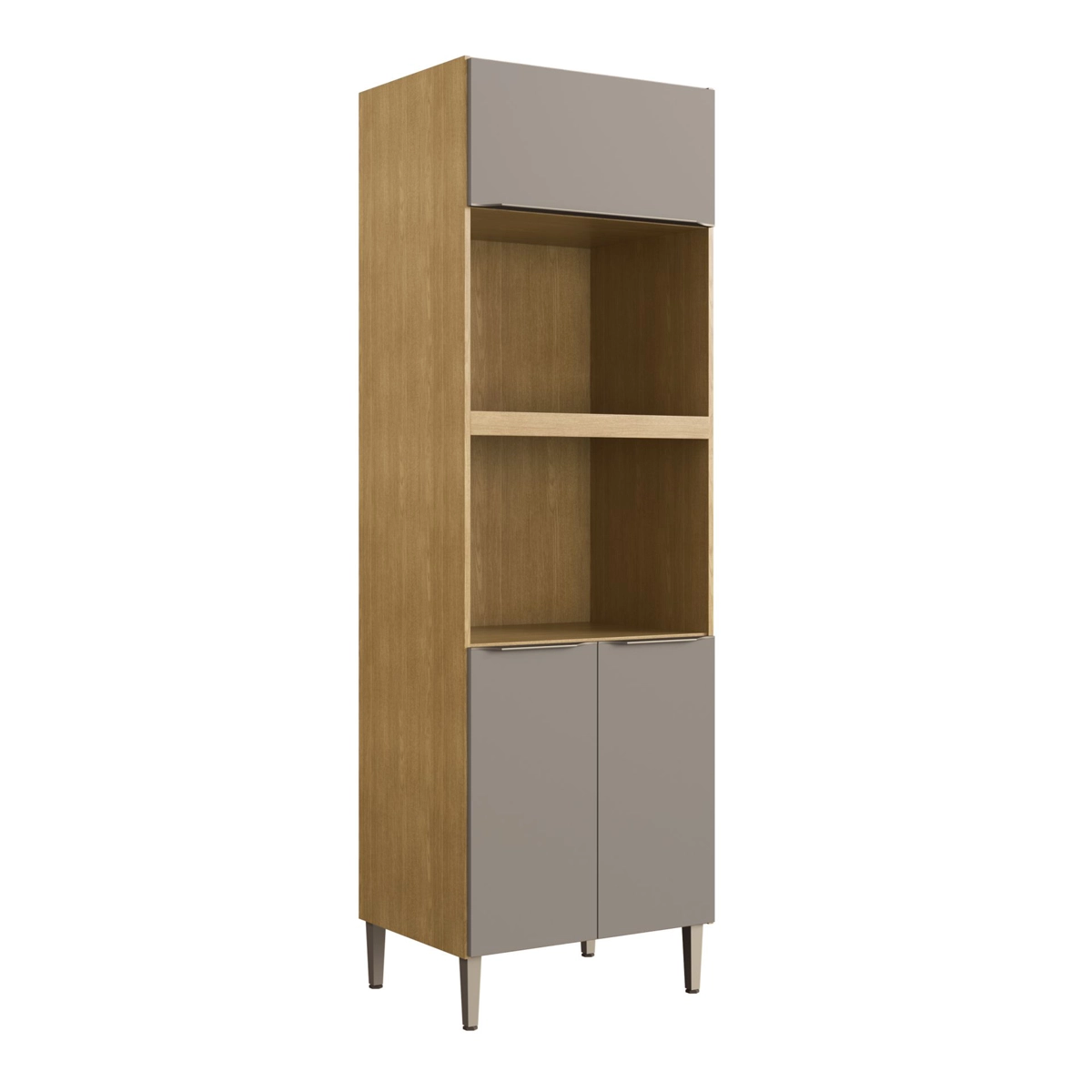 Cozinha Modular Cadorin Laura 4 Peças Freijo Fume