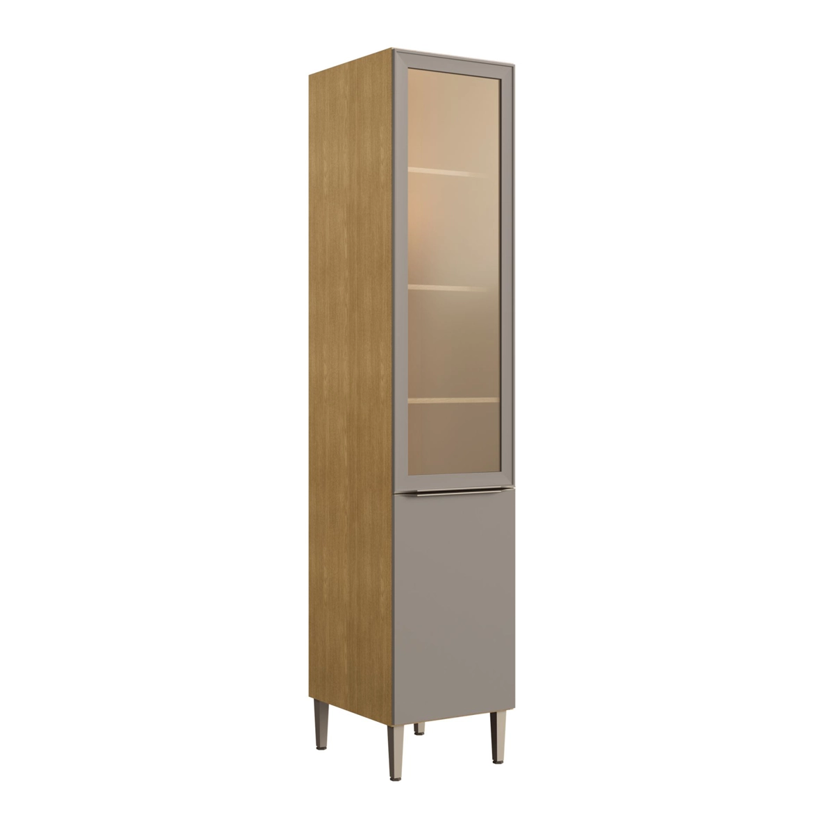 Cozinha Modular Cadorin Laura 4 Peças Freijo Fume