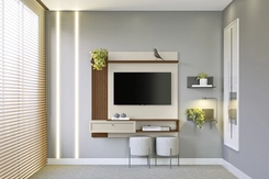 Painel Home Linea Alvorada 132Cm Freijooff White