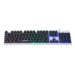 Teclado Gamer Elg Lesath Membrana Rgb Pto