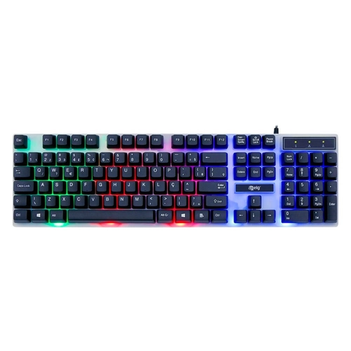 Combo Gamer Elg 4 Em 1 Teclado Mouse Headset Mousepad Pto