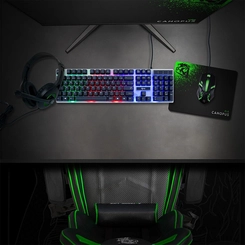 Combo Gamer Elg 4 Em 1 Teclado Mouse Headset Mousepad Pto
