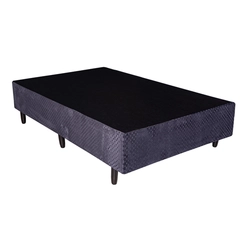 Conjunto Box Solteiro Berflex Maceió 0,88 X 1,88 Cinza