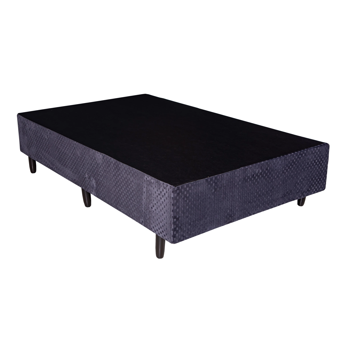 Conjunto Box Solteiro Berflex Maceió 0,88 X 1,88 Cinza