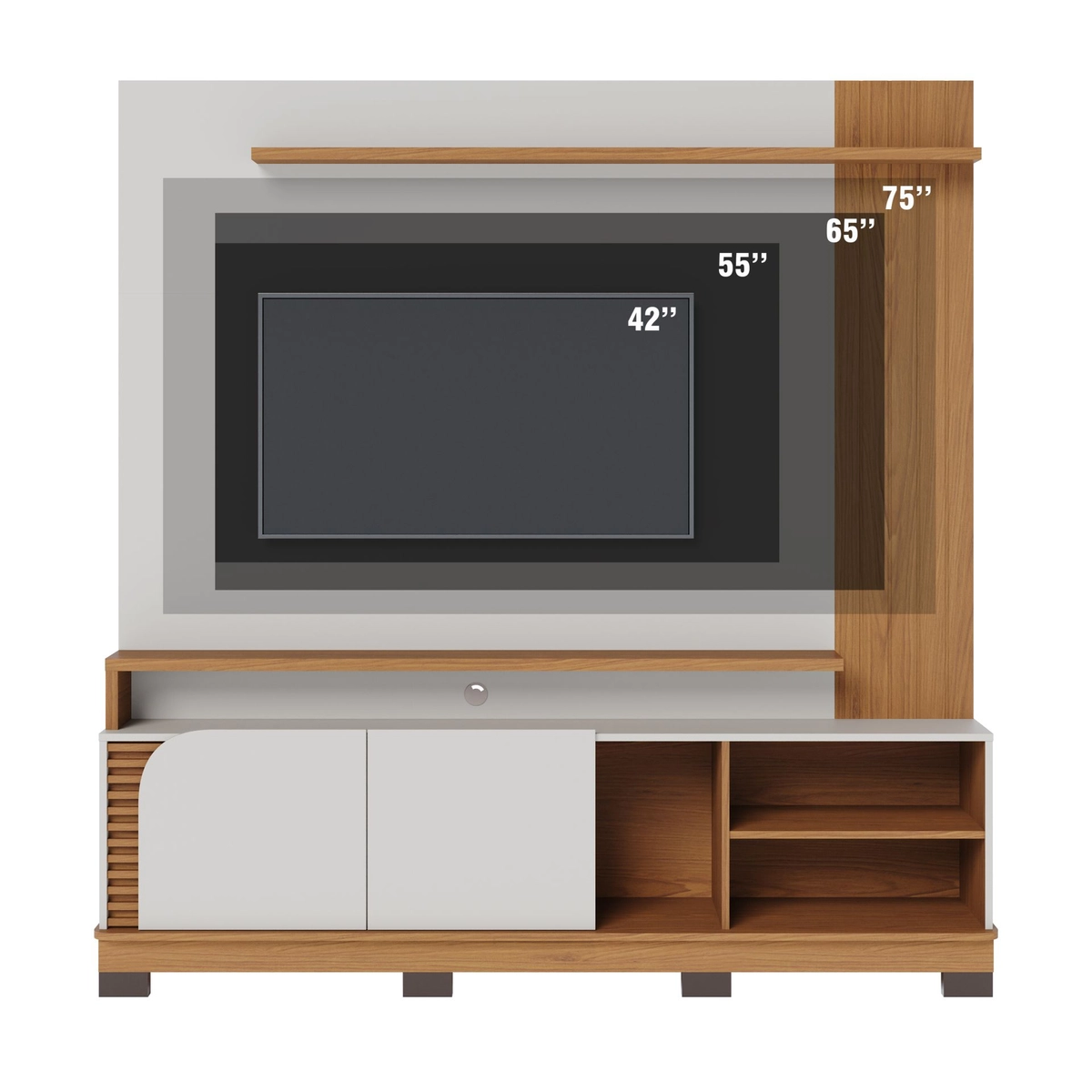Home Colibri Jurere 182Cm Tv 75 Off White Matte Freijo 222800_