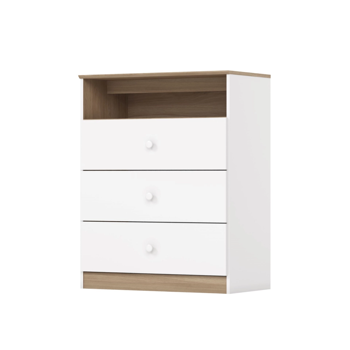 Comoda Henn Magia 03 Gav Branco Jequitiba Hp