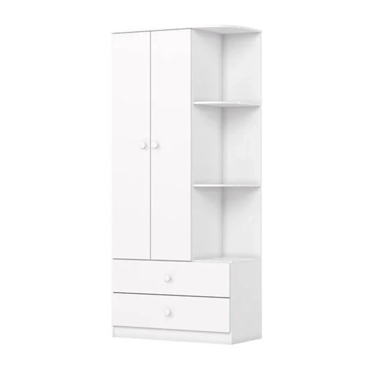 Guarda Roupa Henn Labirinto 02 Portas Branco