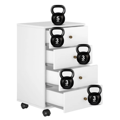 Gaveteiro Demobile 4G Office Presence Branco