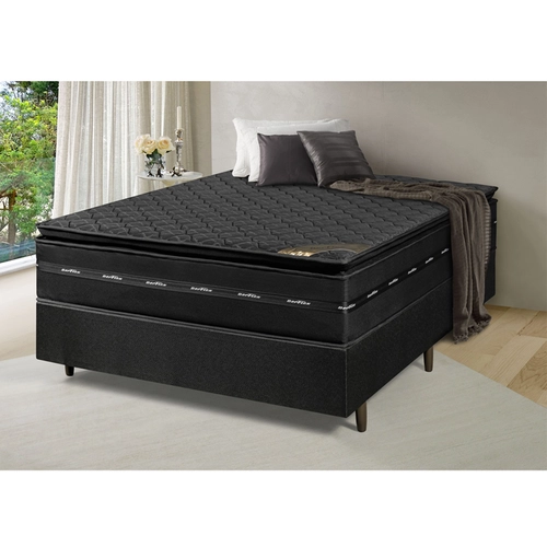Conjunto Box Berflex Manaus 1,58 X 1,98 X 0,57 Black