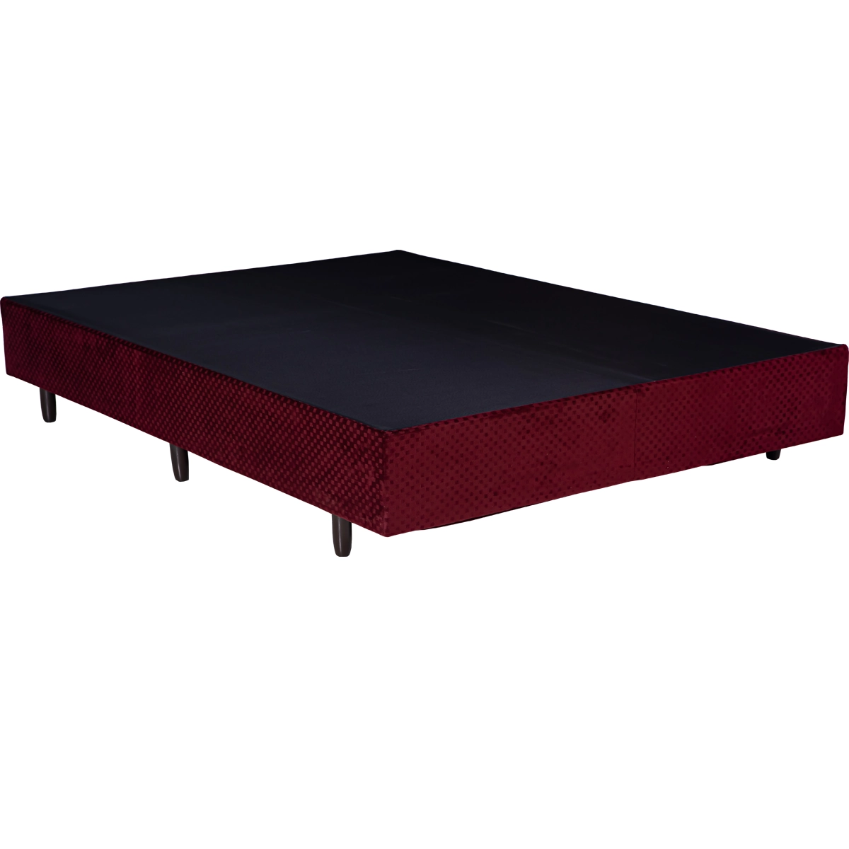 Conjunto Box Berflex Salvador New 1,38 X 1,88 X 0,57 Branco/Vinho