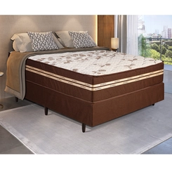 Conjunto Box Berflex Canela New 1,58 X 1,98 X 0,57